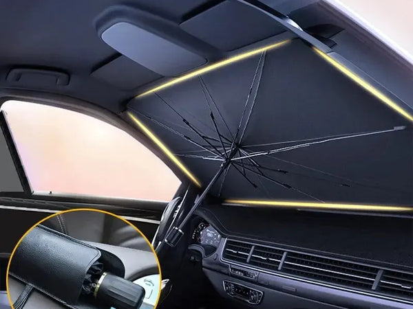 Foldable Car Windscreen Sunshade — UV Protection