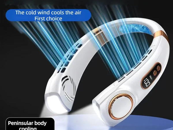 Hands-Free Neck Fan — Bladeless & Rechargeable